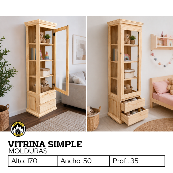 Producto - VITRINAS SIMPLE MOLDURA - 5