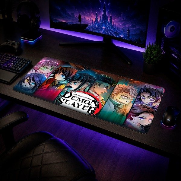 Producto - Mousepad Demon Slayer 60x30cm