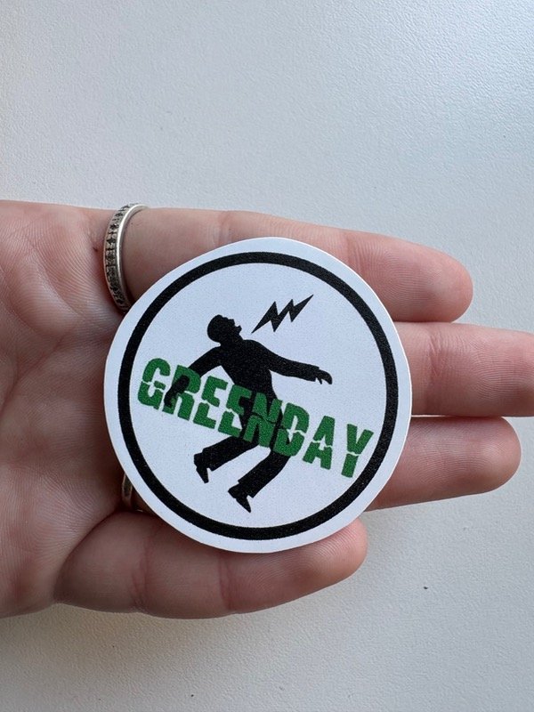 Producto - Sticker green day