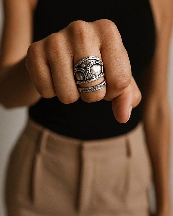 Producto - Anillo doble de PLata 925