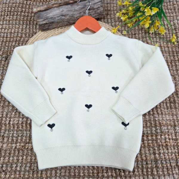 Producto - Sweater Corazones Teens (BZ3)
