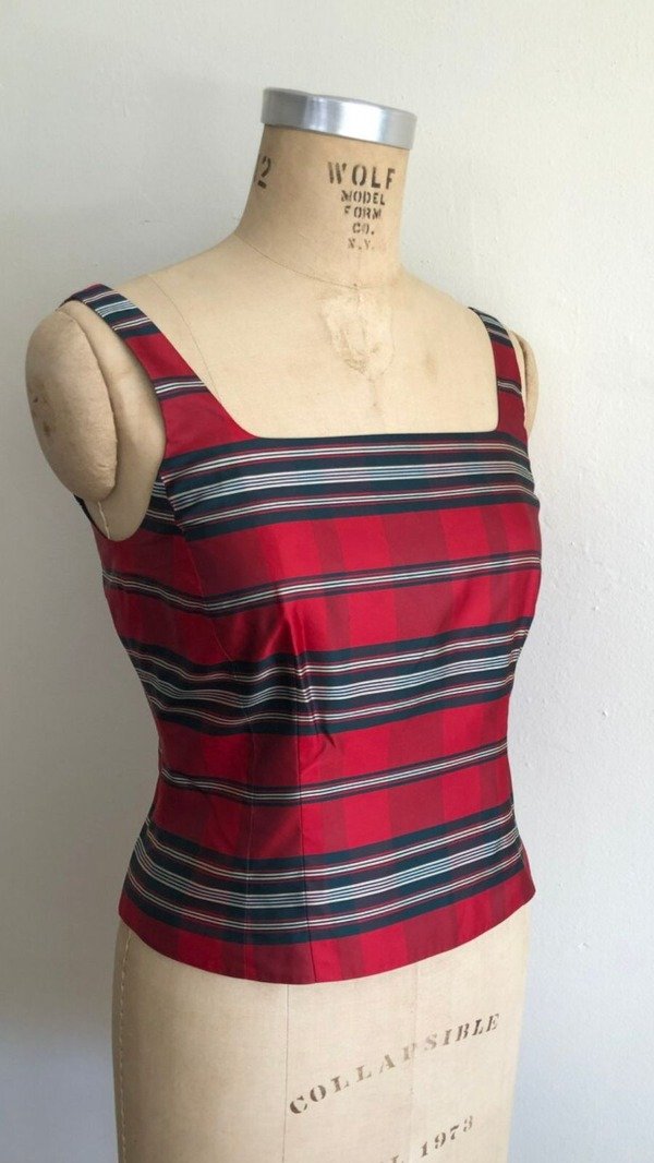 Producto - Corset de seda Ann Taylor 90s