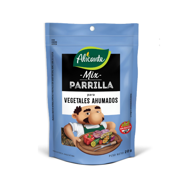 Producto - MIX PARRILLA VEGETALES ALICANTE 12u x 20grs