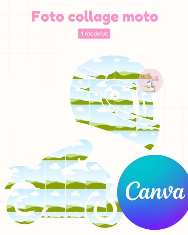 Producto - Collage moto canva