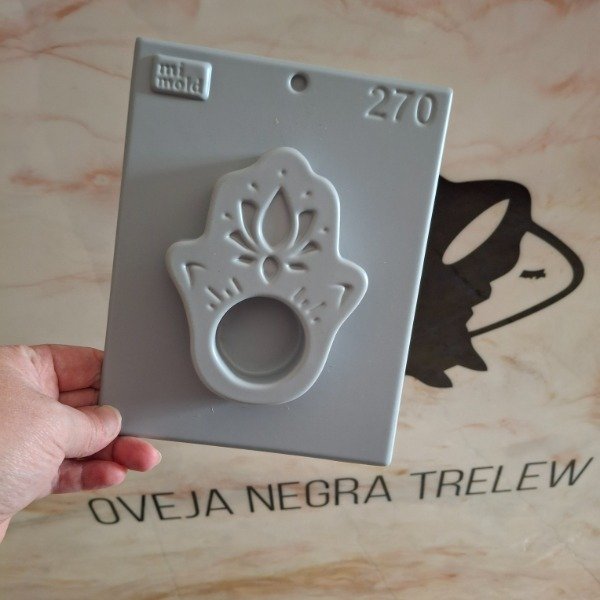 Producto - Mano de fatima portavela Molde termoformado 270