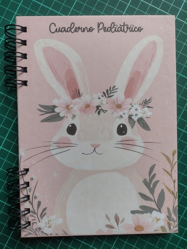 Producto - Cuaderno Pediátrico Tapa Rosa A5