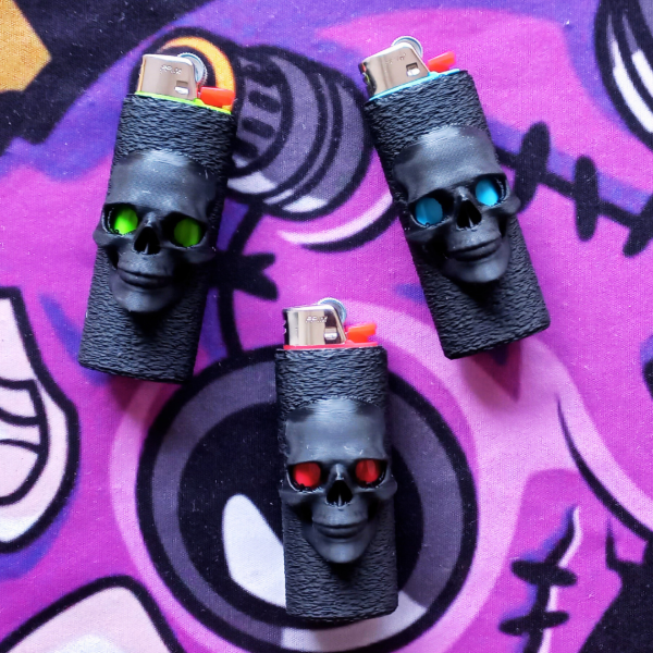 Producto - Funda encendedor Skull