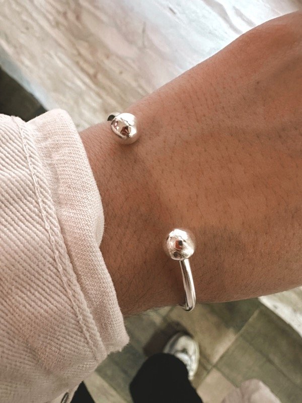 Producto - Pulsera estilo Pandora con baño de plata