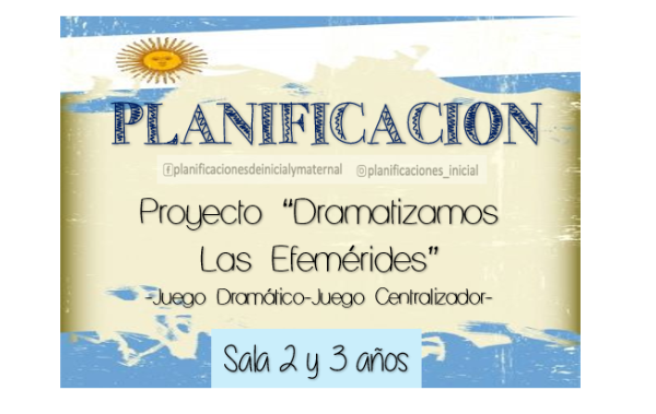 Producto - Proyecto Dramatizamos las Efemérides