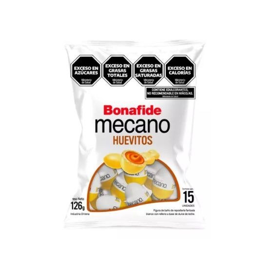 Producto - Bolsa de Huevos Mecano Blanco x15unid (Bonafide)