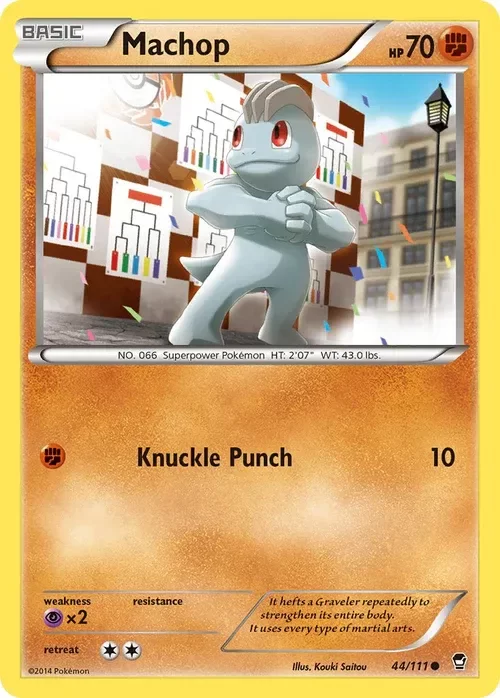 Producto - Machop - 44/111 - Furious Fists