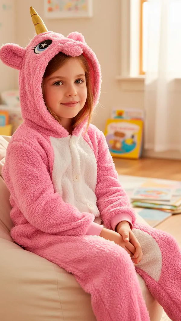 Producto - Pijama Kigurumi / Enterizo INFANTIL- UNICORNIO