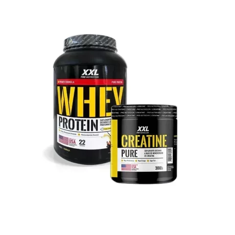 Producto - Combo Whey 1kg + Creatina 300gr XXL