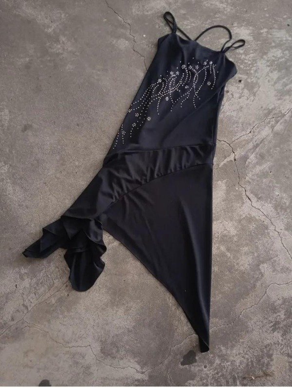 Producto - Vestido irregular brillos