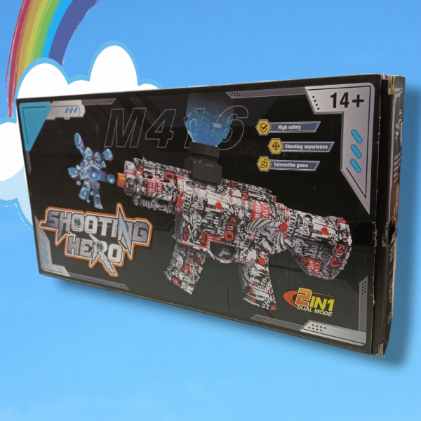 Producto - Ametralladora Hidrogel M416 2en1 Shooting Hero