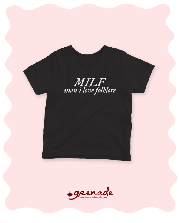 Baby tee "man i love folklore"