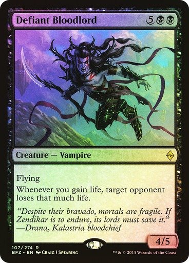 Producto - Defiant Bloodlord Foil  Battle for Zendikar