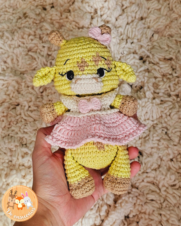 Producto - Pequeña bebe Ágata - Guía de tejido