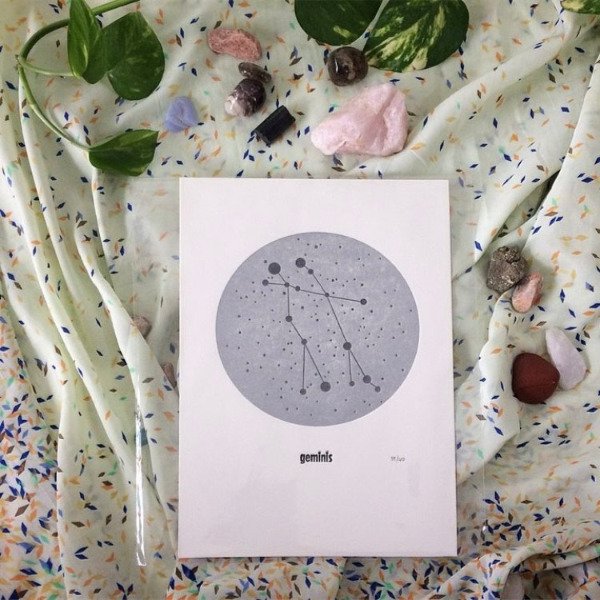 Producto - Lámina Constelación Géminis