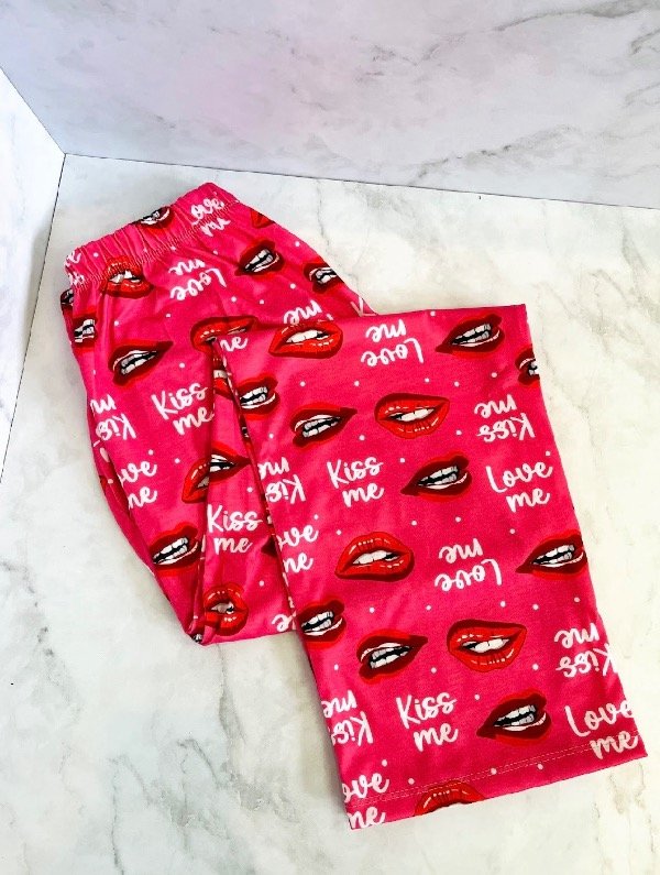 Producto - Pantalón Pijama Labios TALLE L - 1