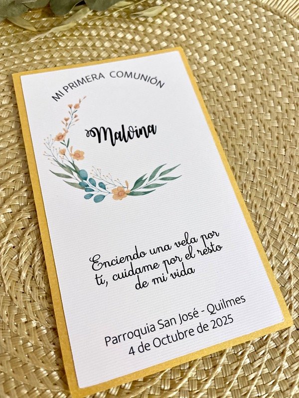 Producto - Estampita Malvina