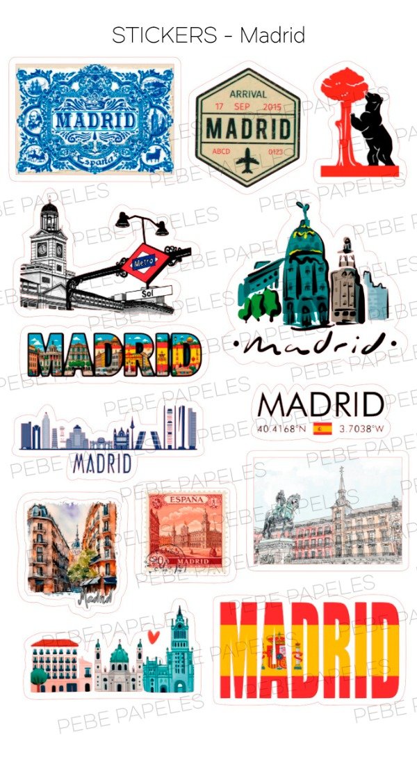 Producto - Stickers Madrid