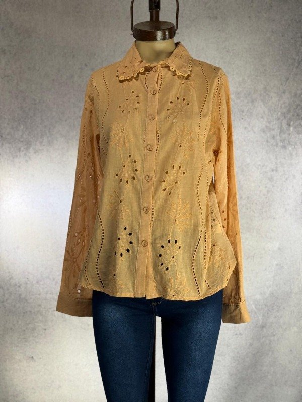 Producto - CAMISA MIA MARRON BRODERIE IMPORTADA
