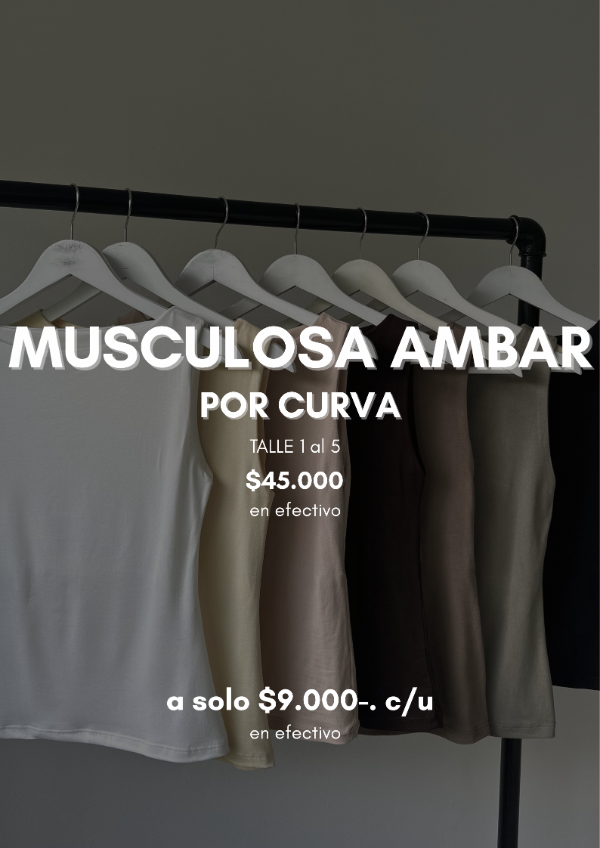 Producto - Musculosa AMBAR - Vainilla - 4