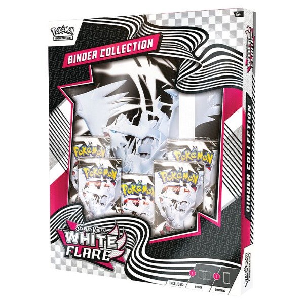 Producto - White Flare - Binder Collection - INGLES SELLADO (5 Packs + Carpeta)