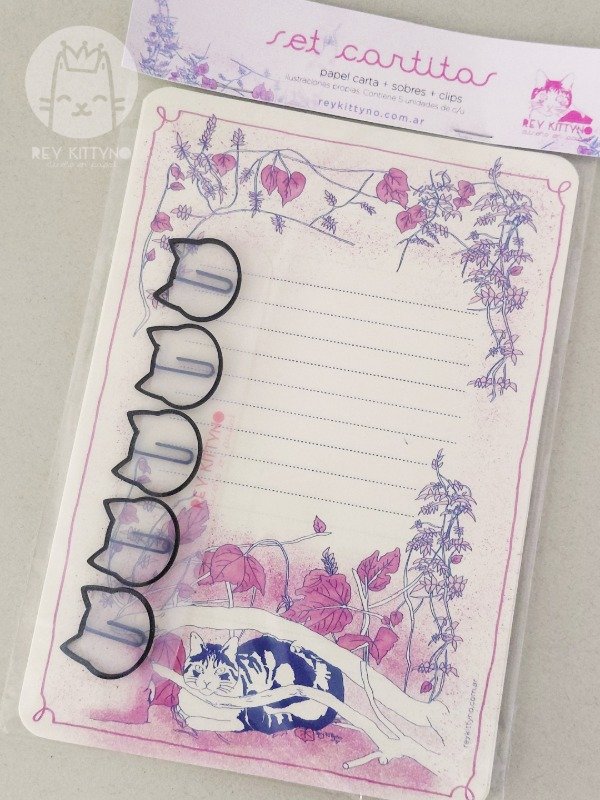Producto - Papel carta + sobres + clips - 2