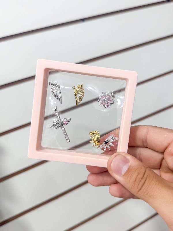 Producto - Exhibidor multiuso color rosa suave