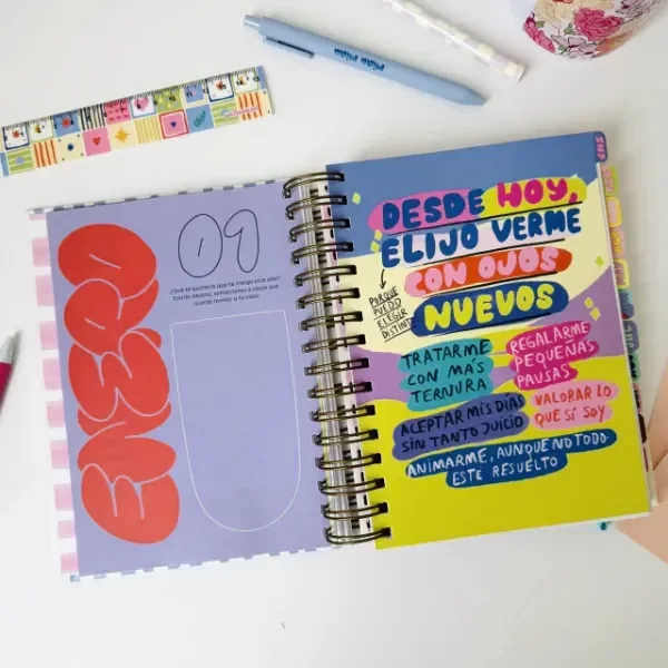 Producto - AGENDA LILAS - Semana a la vista DOCENTE - 5