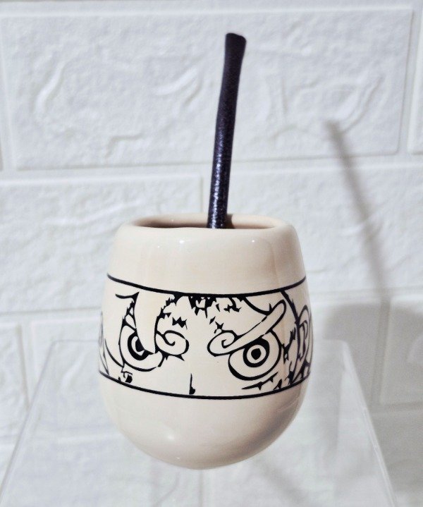 Producto - Mate Ovo One Piece natural Luffy Nika + bombilla