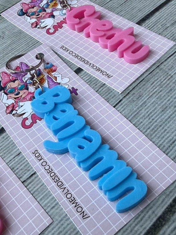 Producto - Llaveros nombre 3D - 0