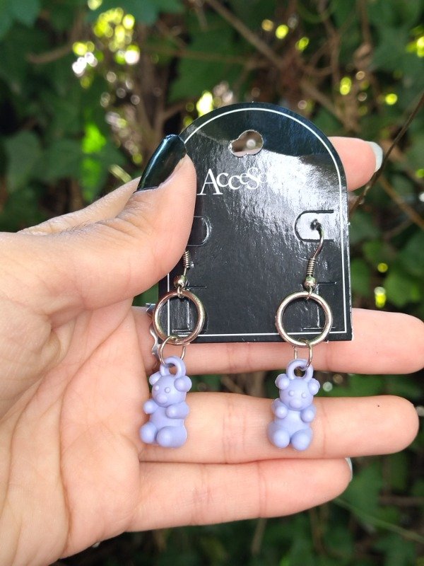 Producto - Aros Osito Lila