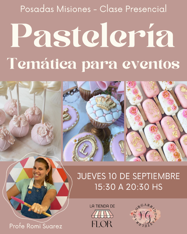 Producto - Clase Presencial - Mesas dulces Pasteleria Temática para eventos