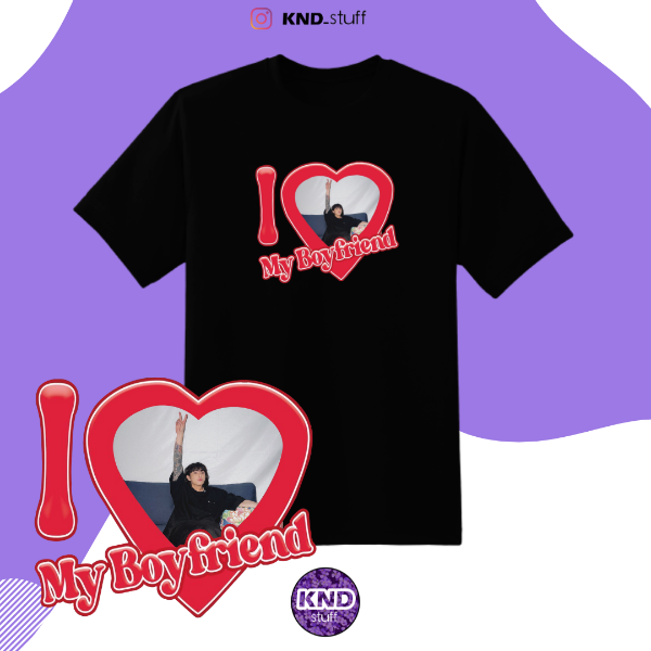 Remera i love my boyfriend jungkook coachella dtf