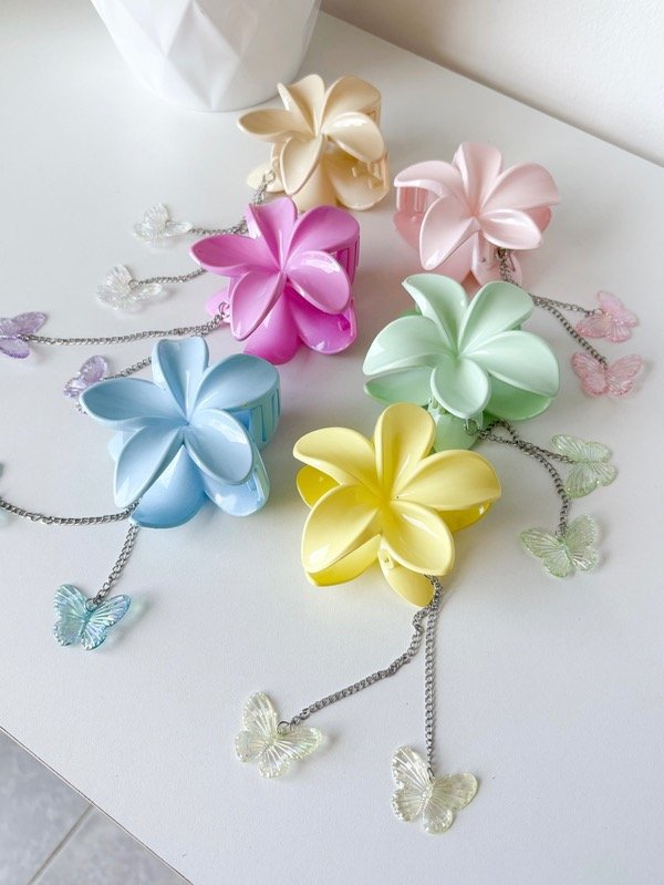 Producto - Broche Hawaii con mariposas