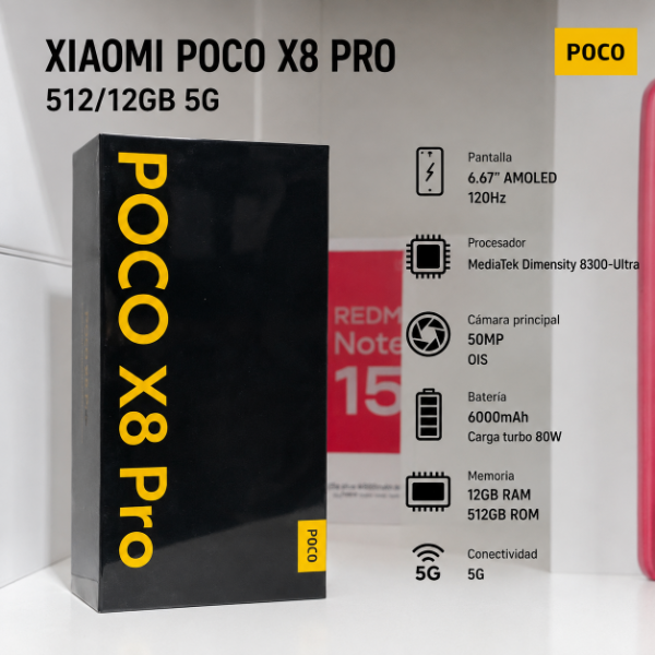 Producto - XIAOMI POCO X8 PRO 512/12GB 5G