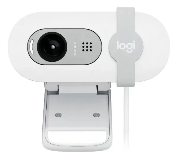 Producto - Cámara web Full HD blanca Logitech Brio 100