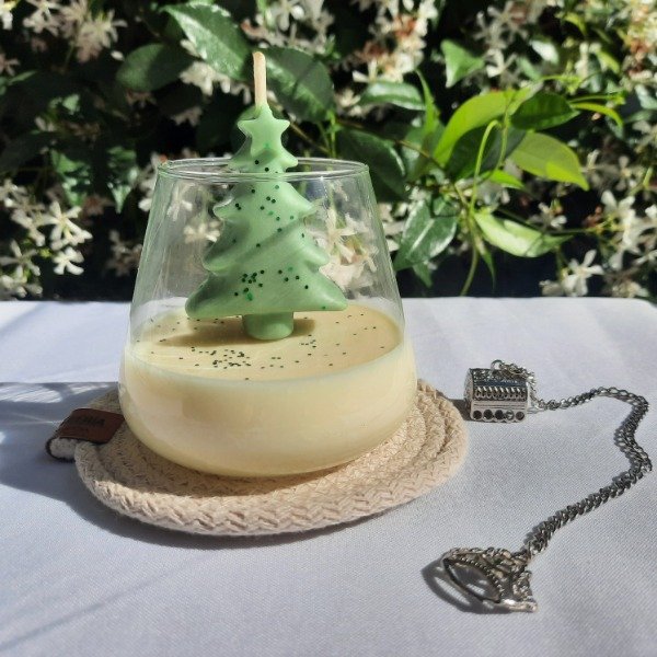 Producto - Vela volcán con aplique