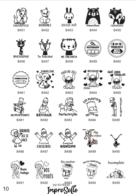 Producto - CATÁLOGO DE SELLOS - 10