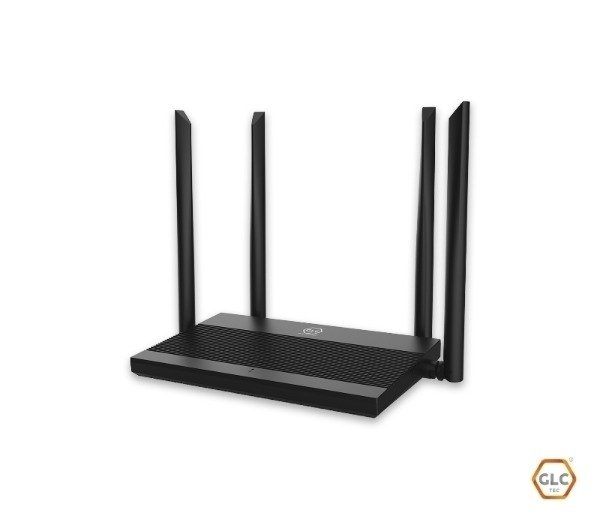 Producto - ROUTER WIFI GLC ALPHA AC3 4 ANTENAS 1200MBPS