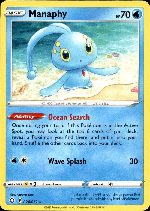 Producto - Manaphy - 024/072 - Shining Fates