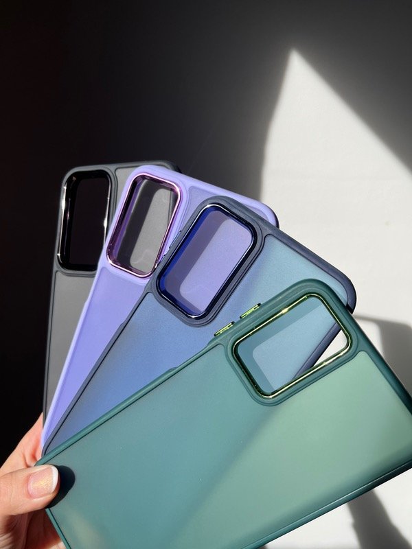Producto - Case estilo mate marco cámara metalizado - Samsung - 2