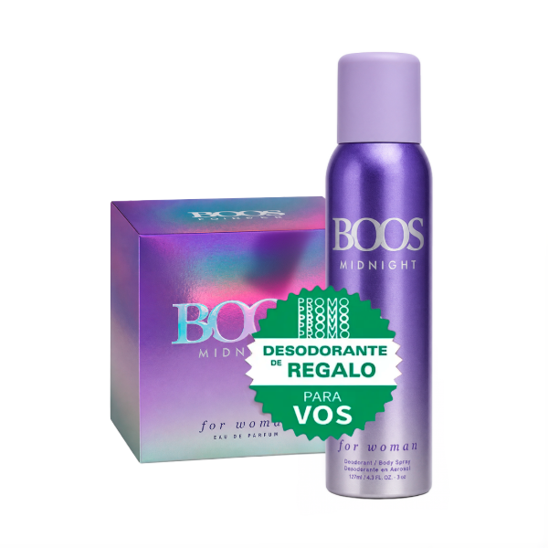 Producto - PACK BOSS MIDNIGHT EDP + DEO DE REGALO
