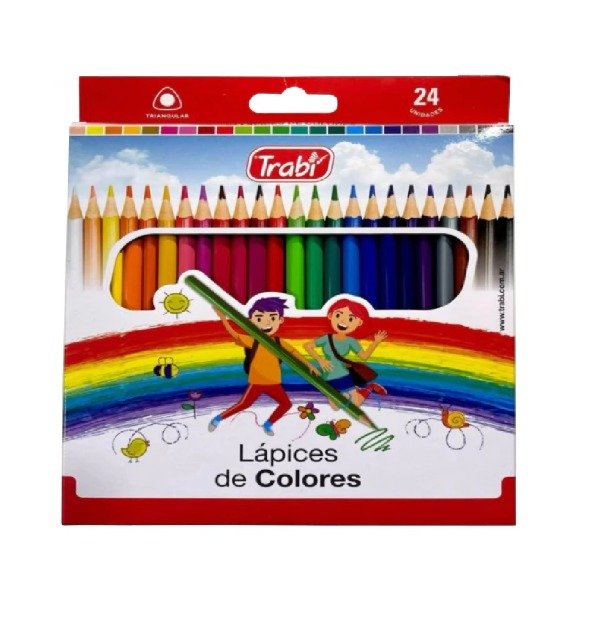 Producto - Lápices de colores x24 TRABI