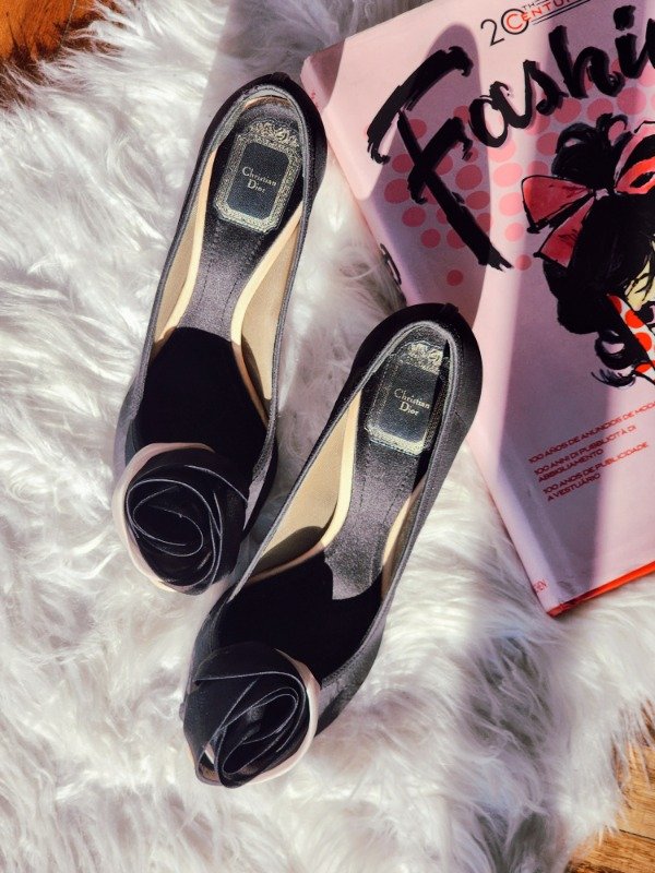 Producto - Zapatos DIOR peep toe rose