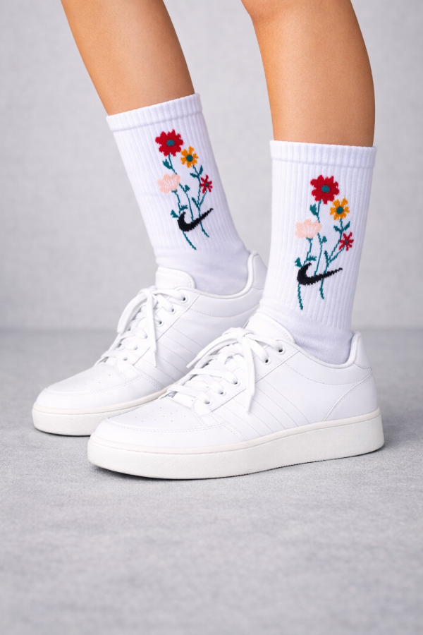 Producto - MEDIAS ALGODÓN NK FLORES