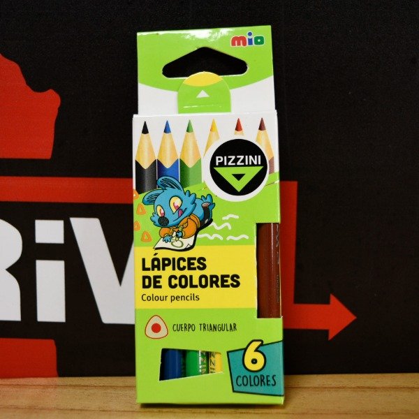 Producto - LAPIZ COLOR CORTO X6 LMC2706